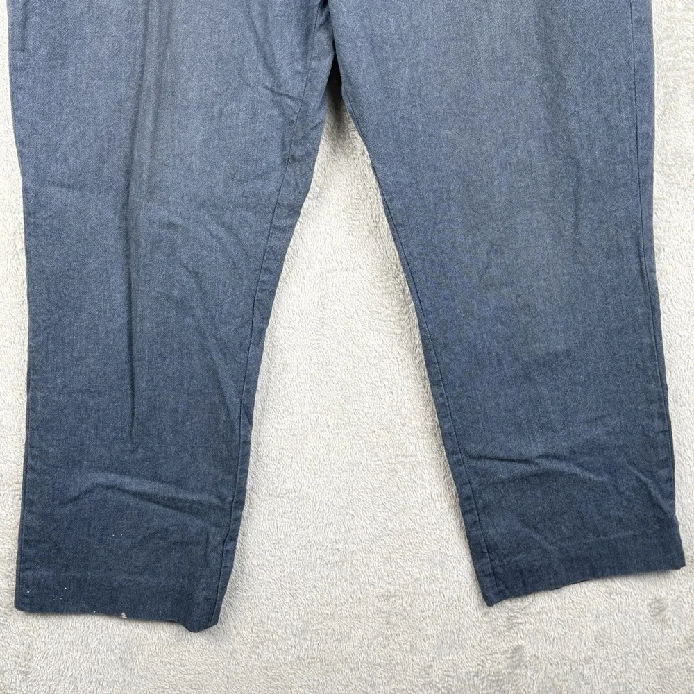 Banana Republic Pants Mens 34x30 Blue Cotton Straight Fit Lightweight Office